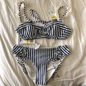 NWT Isabella Rose Sweet Caroline demin bikini set